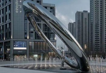 制作圓環(huán)雕塑，噴泉組合體，旱地圓環(huán)噴泉雕塑類型