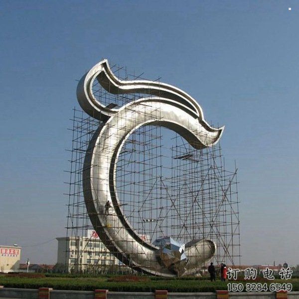 鋼管數(shù)字雕塑