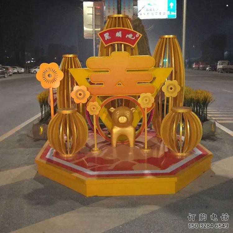 現(xiàn)代春字雕塑承接，慶典風(fēng)格，不銹鋼春字雕塑廠