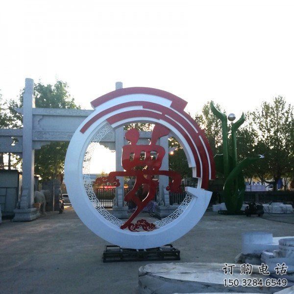 夢(mèng)字雕塑常用，鋼管組合，不銹鋼夢(mèng)字雕塑生產(chǎn)廠家