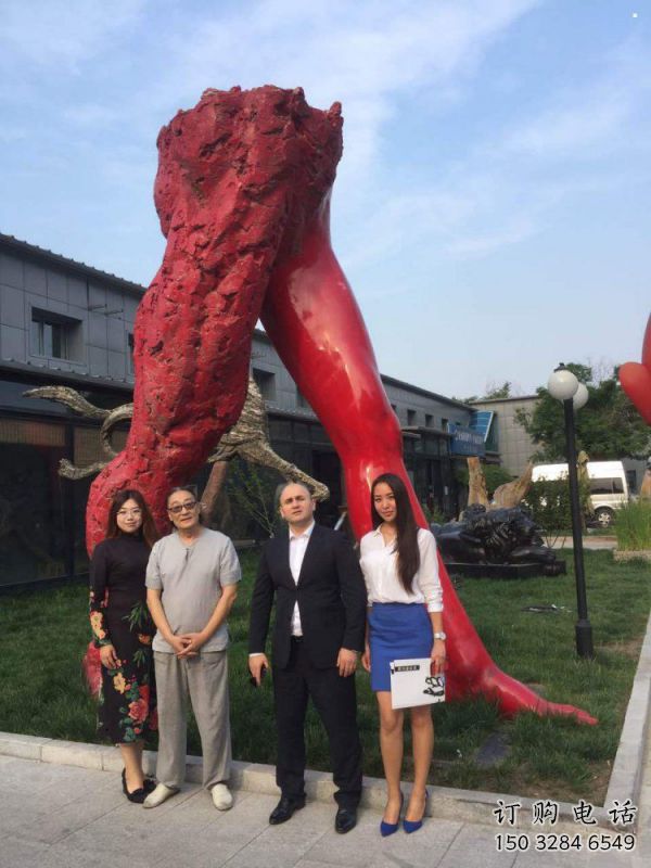 人字雕塑常用，公園小品，房地產(chǎn)不銹鋼人字雕塑生產(chǎn)商