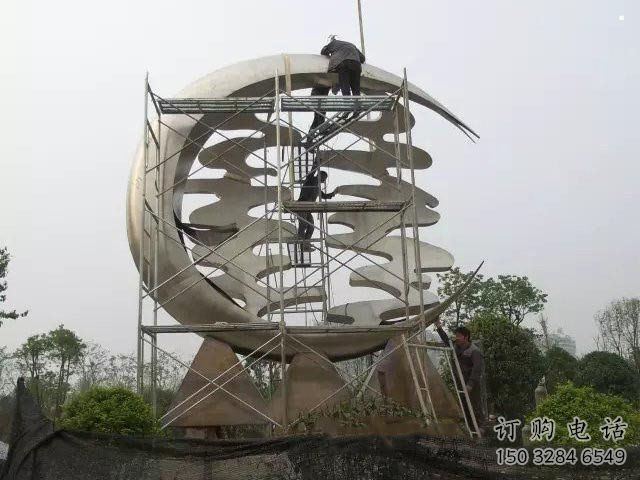 制造喜字雕塑廠家，鋼管組合，不銹鋼喜字雕塑制作