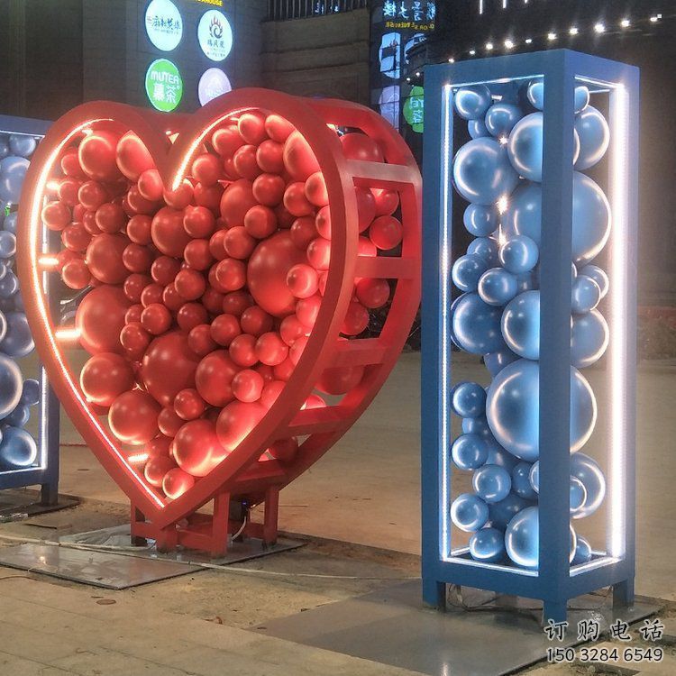 房地產(chǎn)Love雕塑精品，標(biāo)識(shí)雕塑，不銹鋼Love雕塑廠家供給