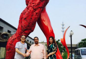 廣場人字雕塑優(yōu)價，美陳組合，不銹鋼人字雕塑廠家特供