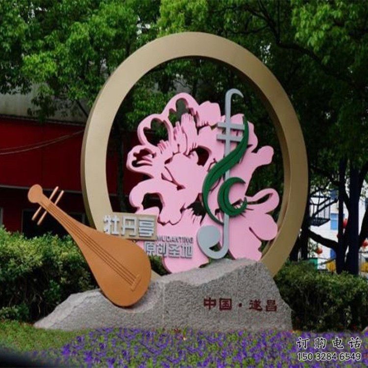 宣傳主題雕塑生產(chǎn)制作，藝術(shù)形象標(biāo)識，地標(biāo)美陳雕塑