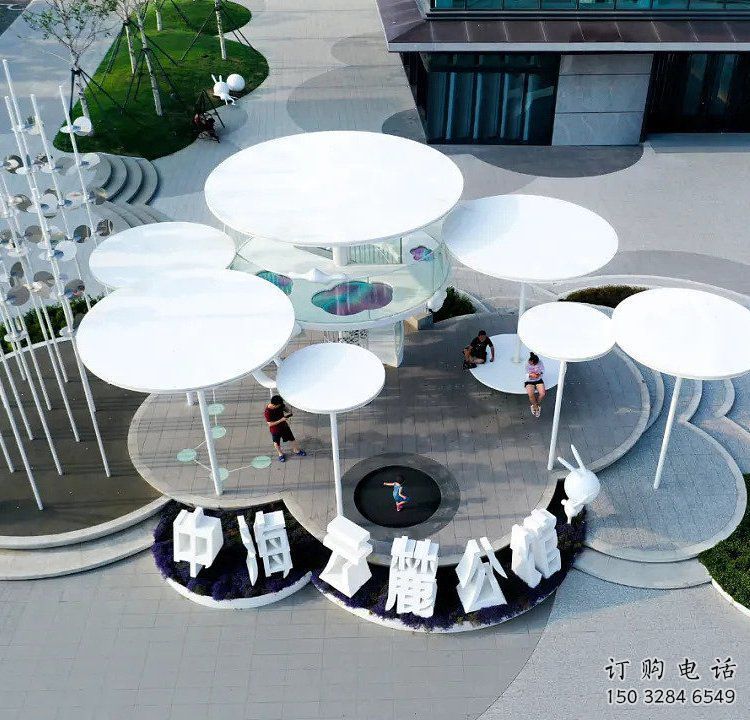 藝術(shù)性廊架景觀雕塑小品