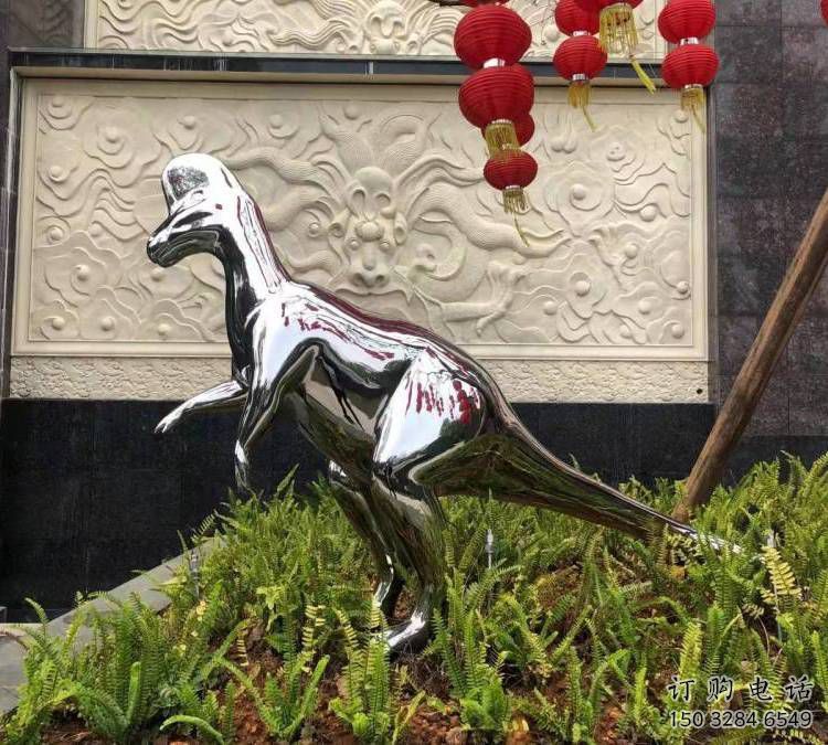 景觀恐龍雕塑精選，陸地擺件，公園鏡面恐龍雕塑精品