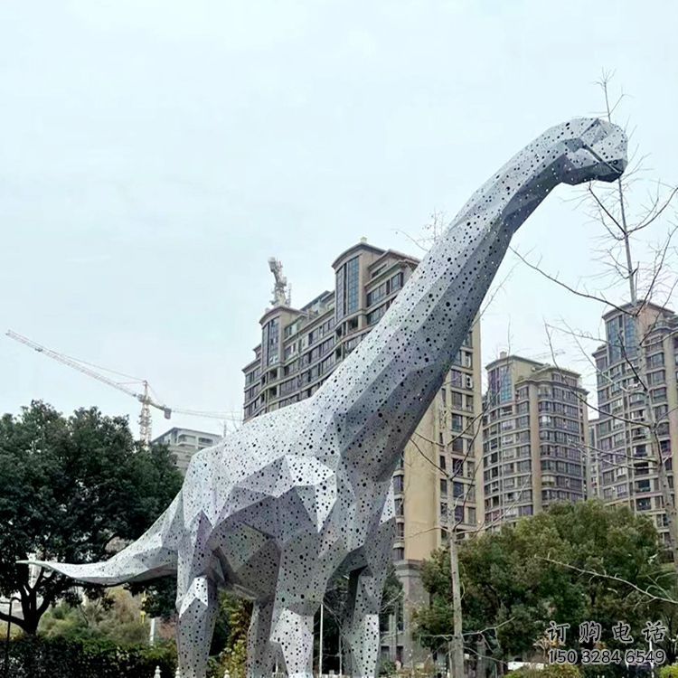 鏤空恐龍雕塑制造，歐式風(fēng)格，切面恐龍雕塑定價(jià)