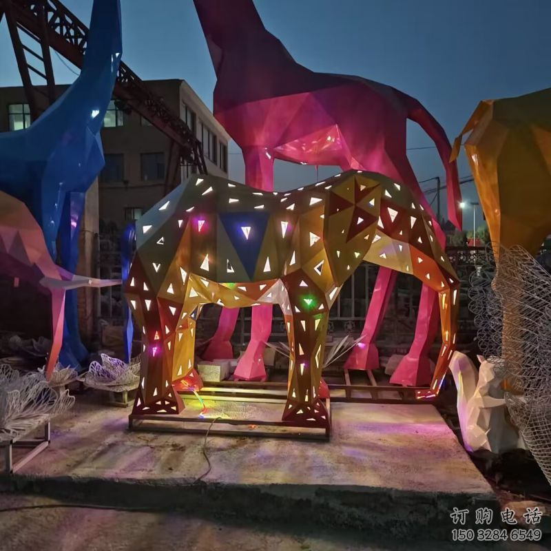 大象雕塑定制，歐式風(fēng)格，烤漆大象雕塑供給
