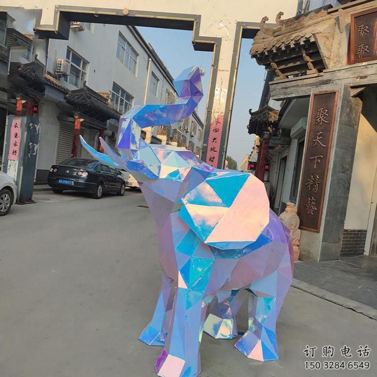 地產(chǎn)大象雕塑提供，露天雕塑，烤漆大象雕塑生產(chǎn)承接