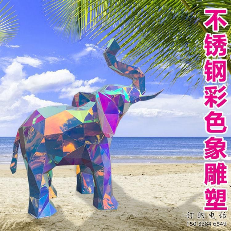 商場(chǎng)大象雕塑展品，景觀概念，景觀烤漆大象雕塑優(yōu)選