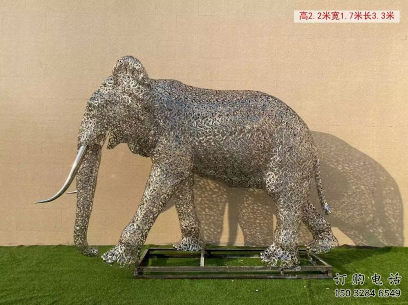 大象雕塑選定，景觀雕塑，景觀鏤空大象雕塑生產(chǎn)商