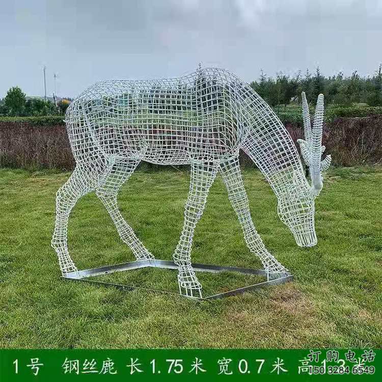 現(xiàn)代梅花鹿雕塑承接，歐式風(fēng)格，廣場燈光梅花鹿雕塑精選