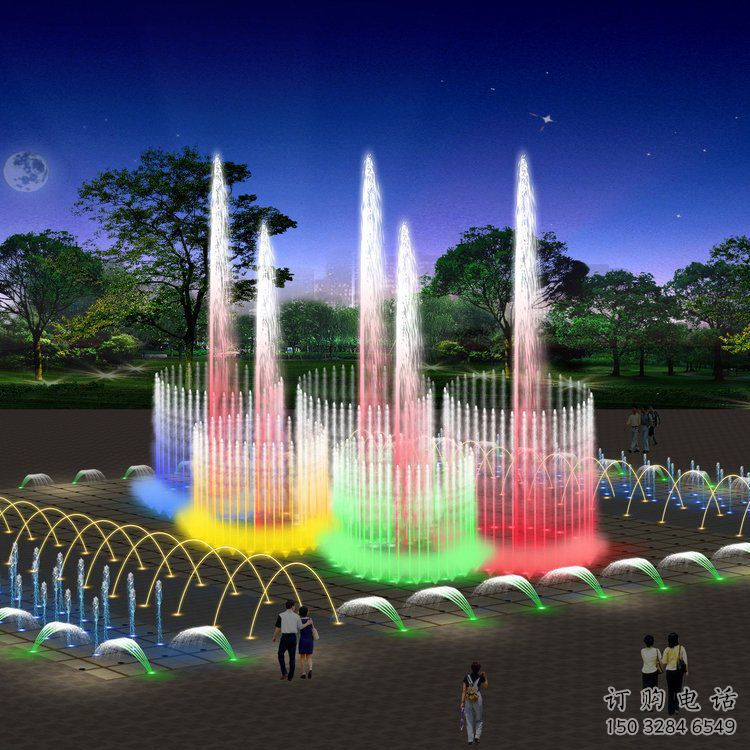 循環(huán)供水噴泉水簾雕塑