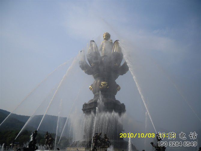 水景變頻噴泉雕塑，水景噴泉雕塑預(yù)定