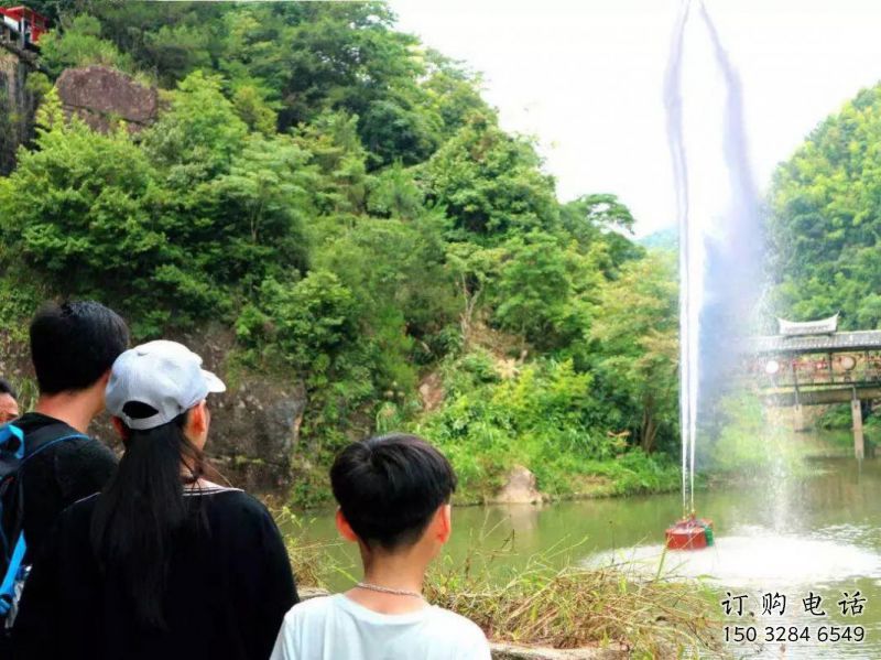 喊泉水景雕塑，聲控吶喊噴泉雕塑制作