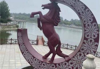 宣傳主題雕塑廠家，藝術(shù)形象標(biāo)識(shí)，地標(biāo)美陳雕塑