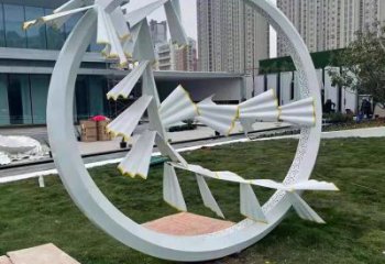 宣傳主題雕塑廠家制作，藝術(shù)形象標(biāo)識(shí)，地標(biāo)美陳雕塑