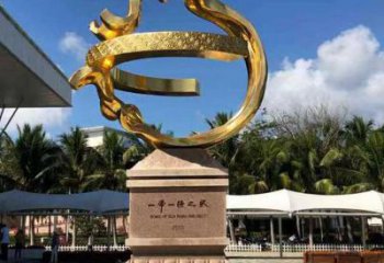 宣傳主題雕塑加工廠家，藝術(shù)形象標(biāo)識(shí)，地標(biāo)美陳雕塑