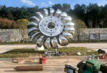 宣傳主題雕塑制作加工，藝術(shù)形象標識，地標美陳雕塑