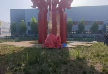 火球雕塑，精神堡壘火球雕塑落地展示