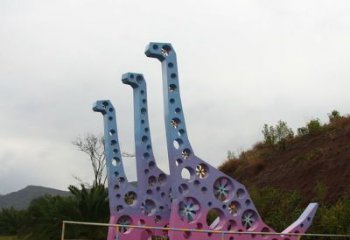 鏤空主題恐龍雕塑生產(chǎn)，透雕系列，戶外恐龍雕塑生產(chǎn)商
