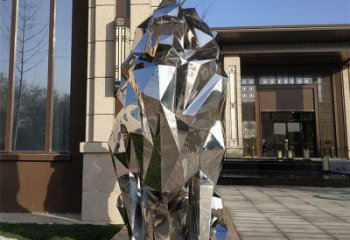 現(xiàn)代獅子雕塑承接，歐式風(fēng)格，廣場不銹鋼獅子雕塑精選