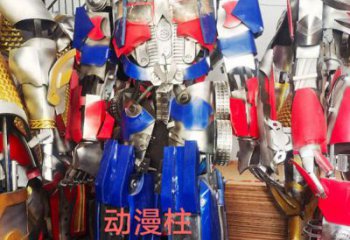 動漫版機(jī)甲擎天柱雕塑