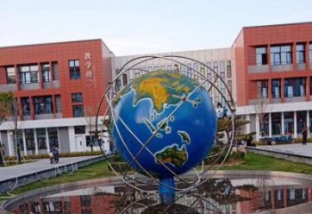 地球雕塑精選，公園小品，不銹鋼地球雕塑精品