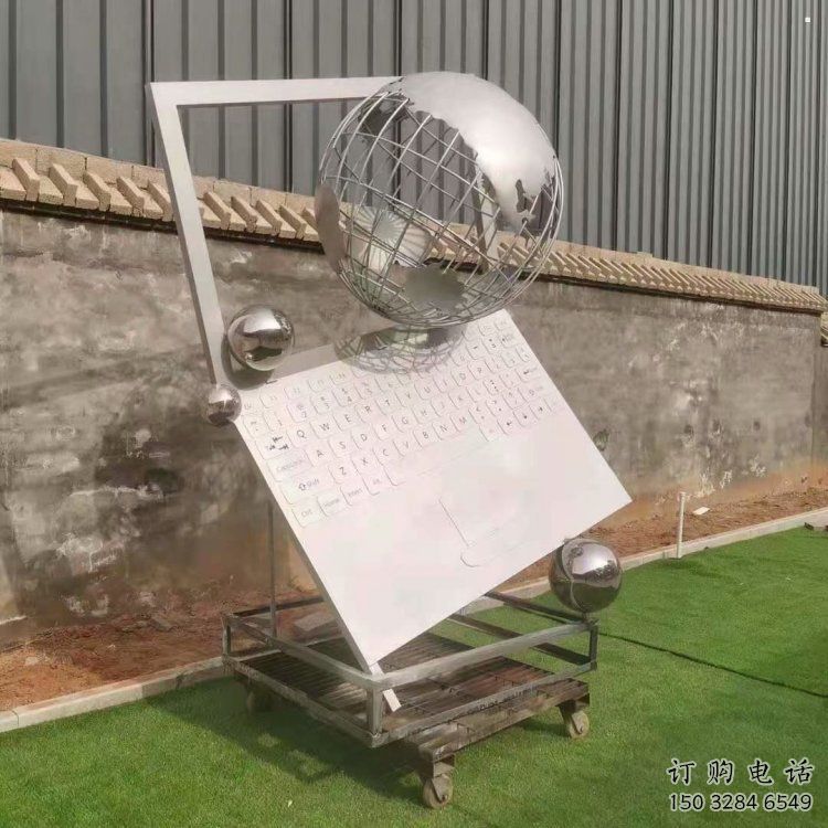 地球儀雕塑工廠，多彩藝術(shù)，景觀筆記本地球儀雕塑制作