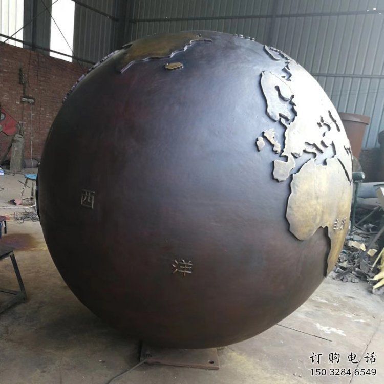 地圖雕塑訂做，街景小品，戶外地圖雕塑制作廠家