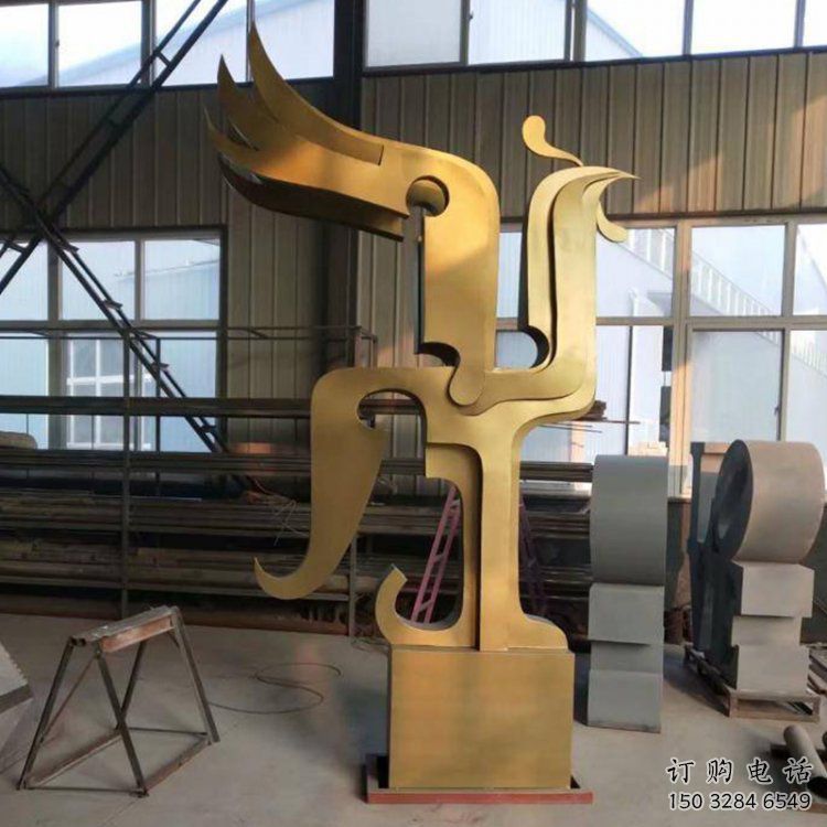 鳳凰雕塑選定，景觀雕塑，抽象鳳凰雕塑生產(chǎn)商