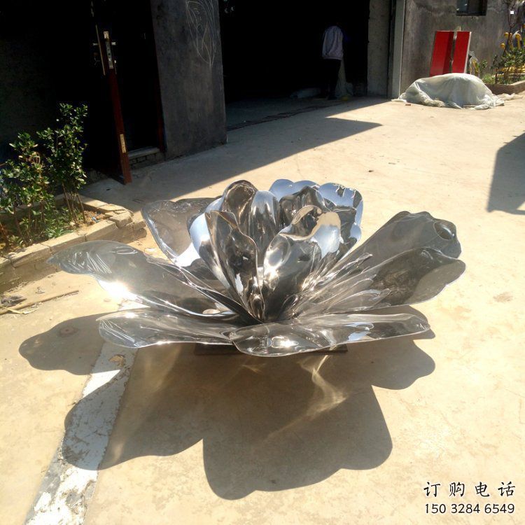 荷花雕塑供給，景觀雕塑，鏡面荷花雕塑廠家供求