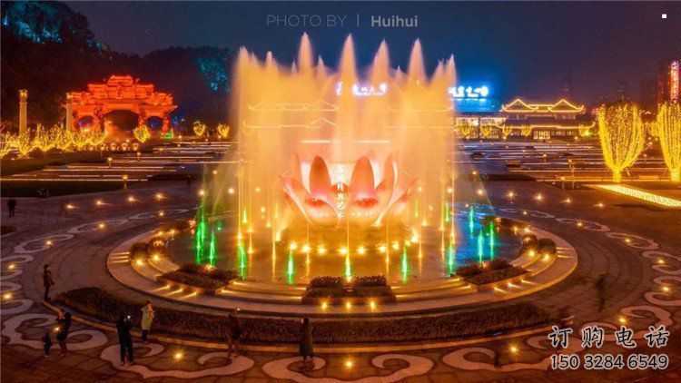 蓮花雕塑精選，市標(biāo)雕塑，金屬蓮花噴泉雕塑廠家