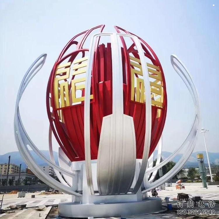 鏤空蓮花雕塑生產(chǎn)商，城市雕塑，燈光蓮花雕塑制造商