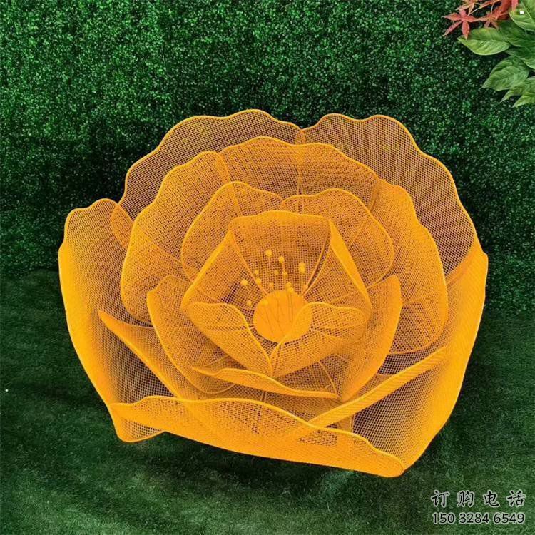 玫瑰花雕塑預(yù)定，鍛造工藝，門口鏤空玫瑰花雕塑指用