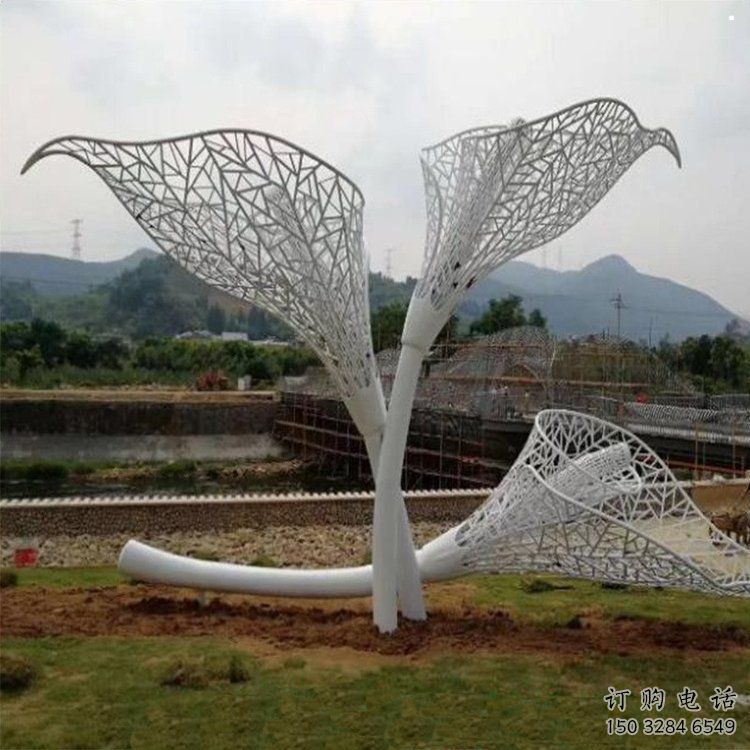歐式喇叭花雕塑 歐式喇叭花雕塑