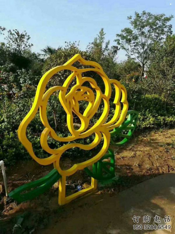 房地產(chǎn)月季花雕塑 房地產(chǎn)月季花雕塑