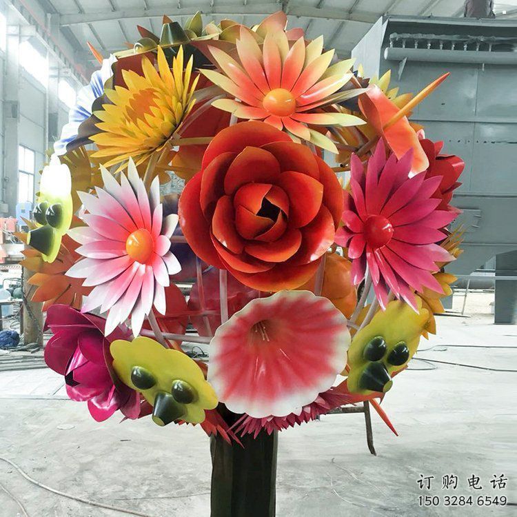 花球雕塑定價(jià)，景觀概念