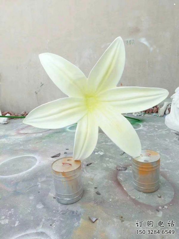蘭花雕塑承接，鍛造工藝，蘭花花朵雕塑訂做廠家