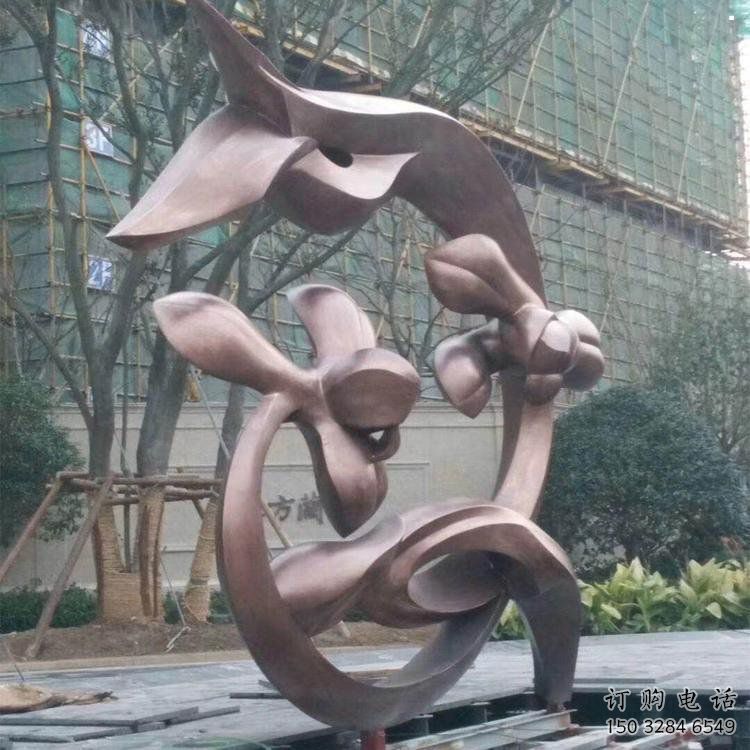 蘭花雕塑承接，歐式風(fēng)格，廣場蘭花花朵雕塑精選