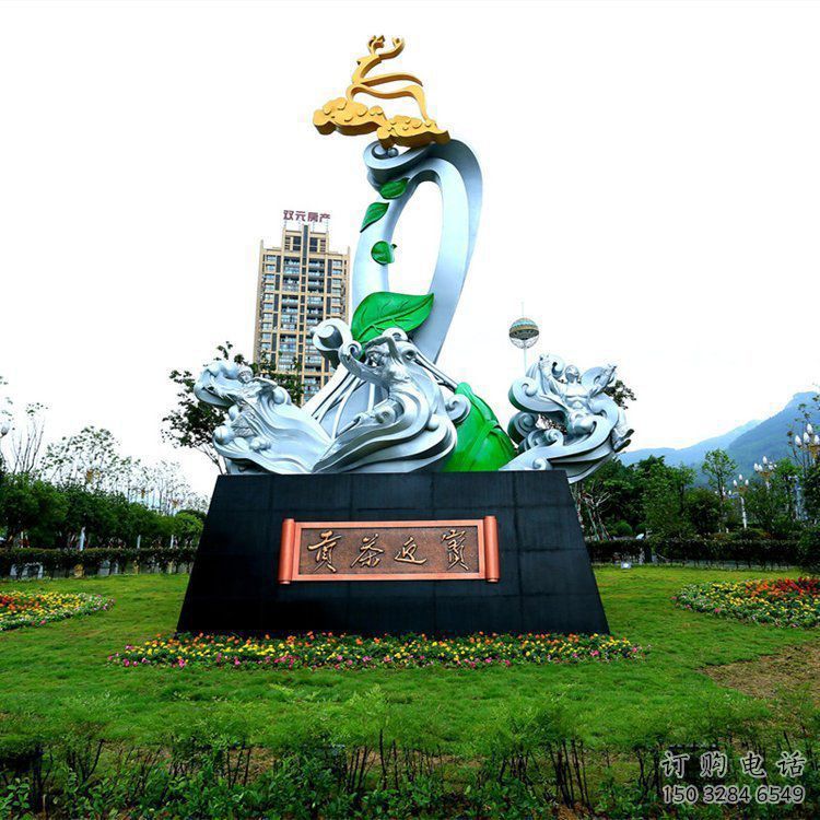 蘭花雕塑優(yōu)選，陸地?cái)[件，園林蘭花花朵雕塑供應(yīng)廠家