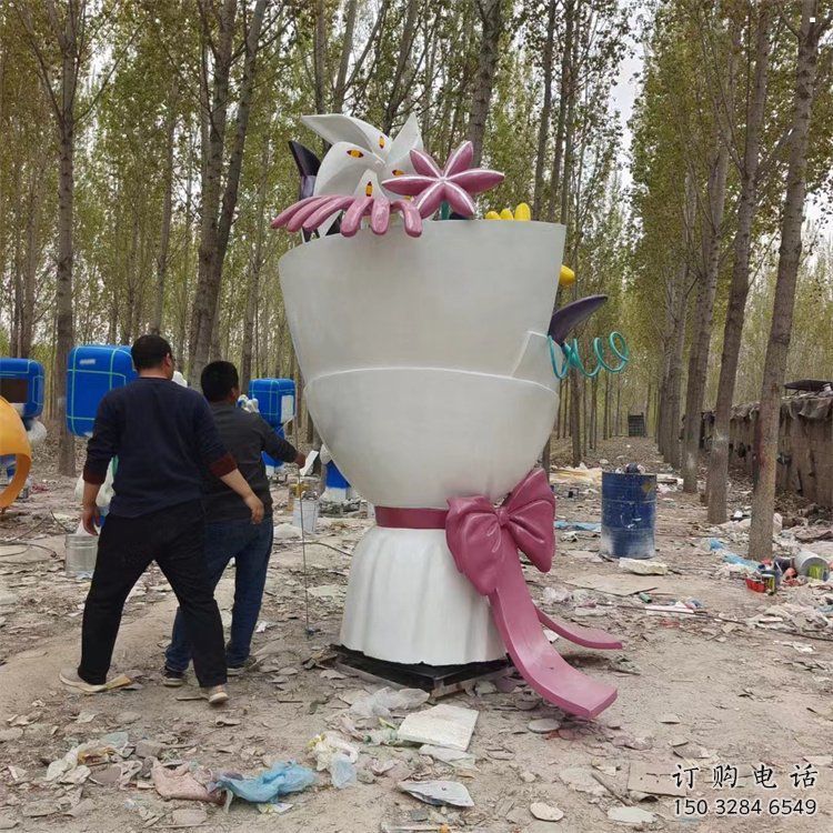 花朵雕塑標(biāo)準(zhǔn)，透雕系列，景觀郁金香花朵雕塑精選