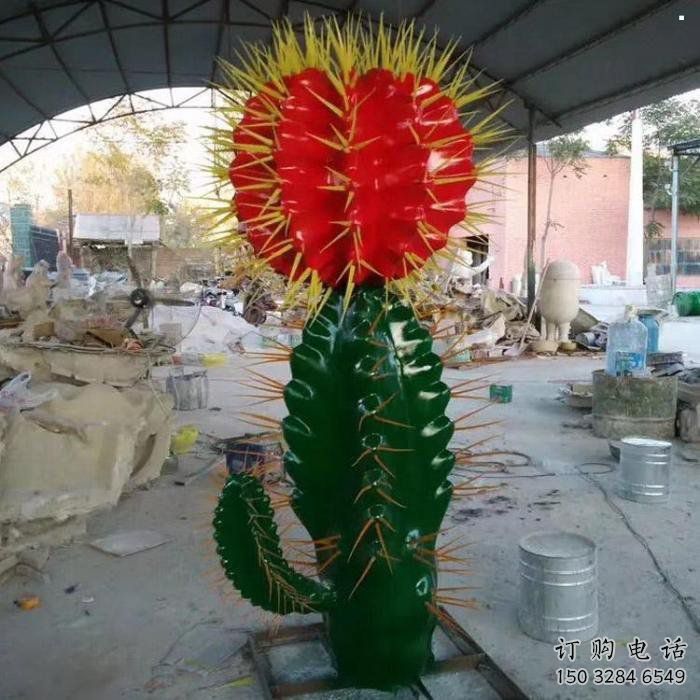彩繪仙人球雕塑 彩繪仙人球雕塑