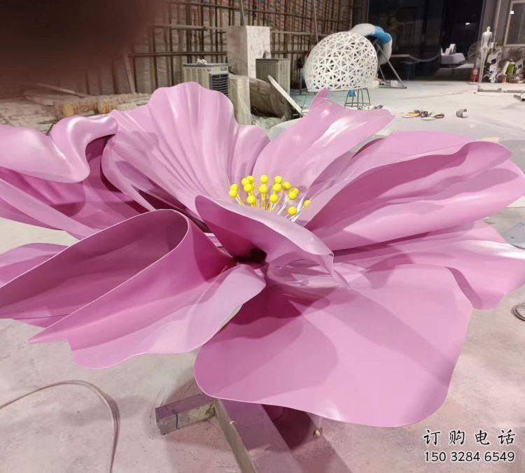 牡丹花雕塑通用，花園小品，不銹鋼牡丹花雕塑廠家優(yōu)價(jià)