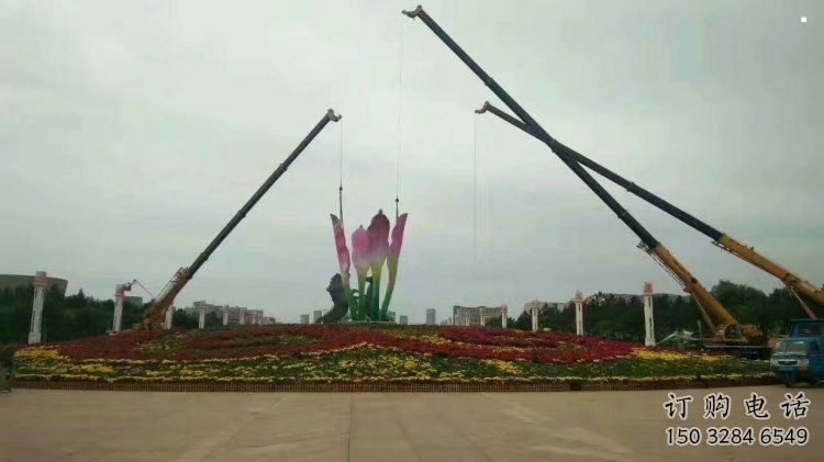 現(xiàn)代蘭花雕塑 現(xiàn)代蘭花雕塑