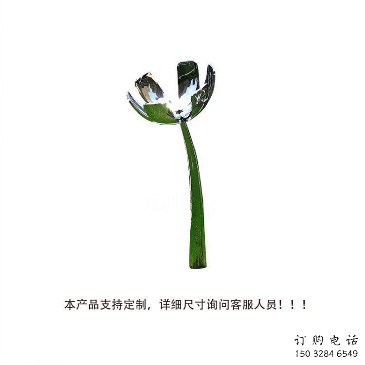 現(xiàn)代百合花雕塑承接，歐式風(fēng)格，不銹鋼百合花雕塑廠家精選