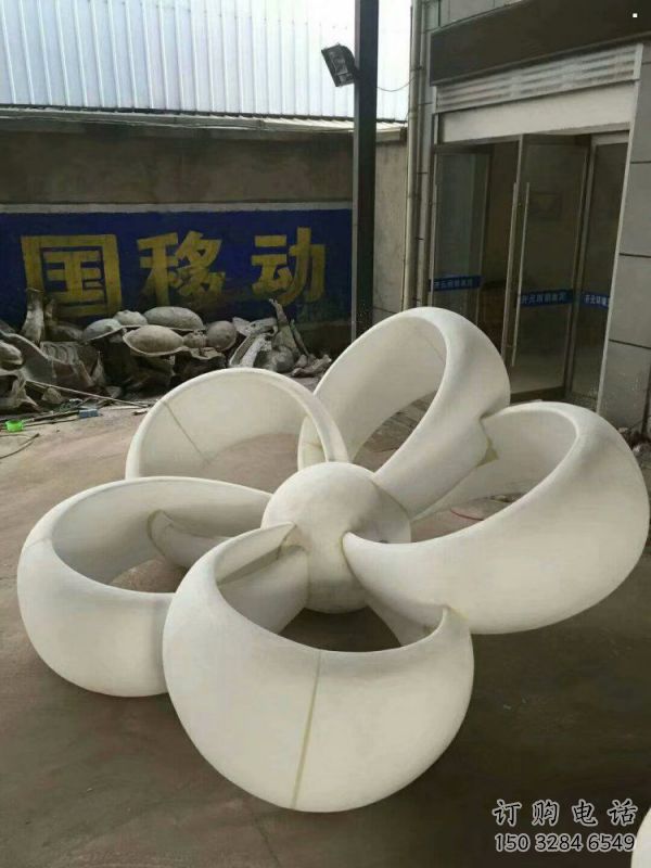 金銀花雕塑專供，美陳雕塑，不銹鋼金銀花雕塑預(yù)定