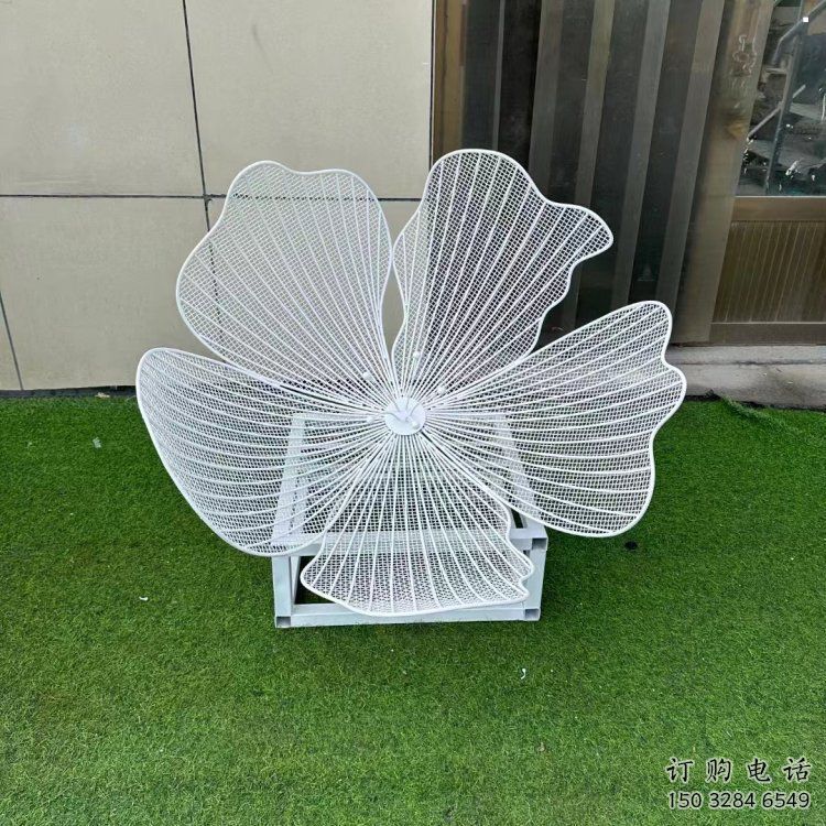 梨花雕塑供應(yīng)，景觀(guān)雕塑，美陳鏤空梨花雕塑素材制造