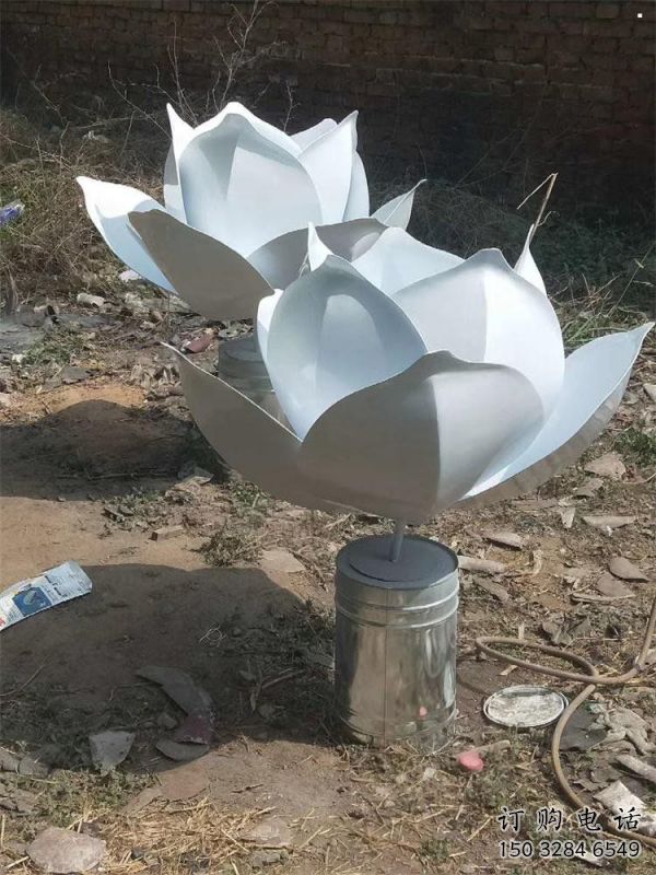 茉莉花雕塑常用，景觀概念，不銹鋼茉莉花雕塑廠家